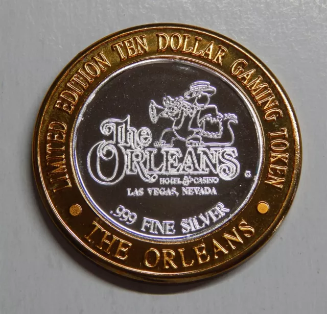 The Orleans Las Vegas  $10 Casino Gaming Token Strike 0.999