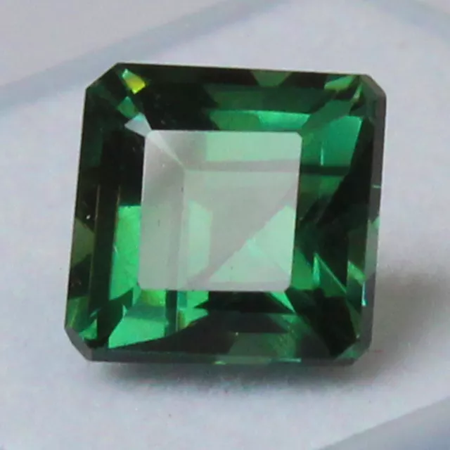 8.00 CT Natürlich Zertifiziert Grün Tsavorit Granat 11x11 MM Nicht Erhitzt