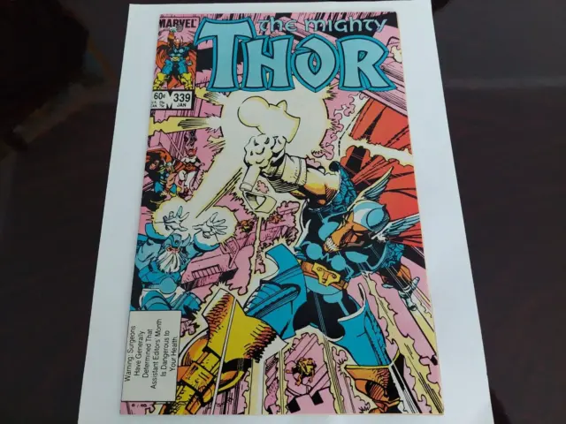 The Mighty Thor #339 1st Appearance of Stormbreaker 3rd  of Beta Ray Bill (1984)