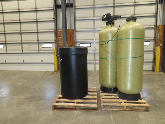 Clack 2472 Commercial 3-Tank Water Softener System 24"x72" Mineral Tank