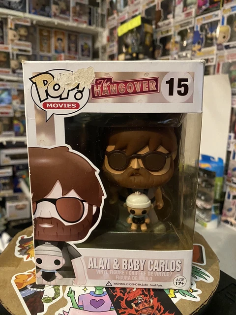 FUNKO POP! ALAN & Baby Carlos The Hangover #15 Rare/Vaulted