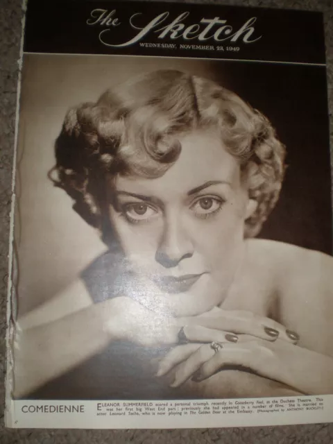 Photo article actress eleanor Summerfield 1949 ref K