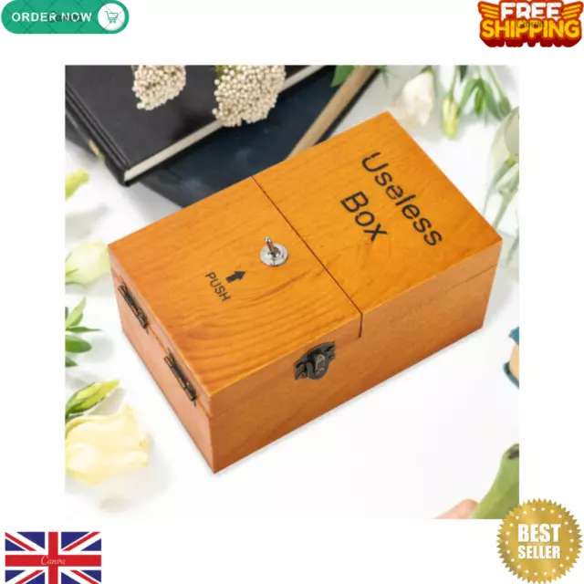 Wooden Interesting Box Machine Box Kit Gift Toys Interesting Pastime Machine box