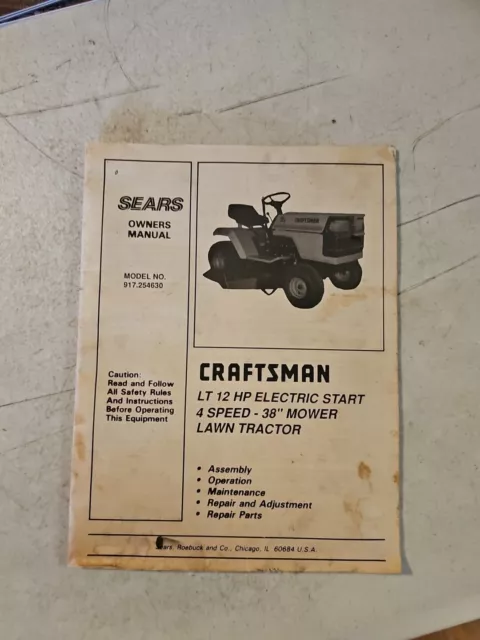 Craftsman Vintage Reel Lawnmower Model #123-571052 Eighteen in. cut Sears