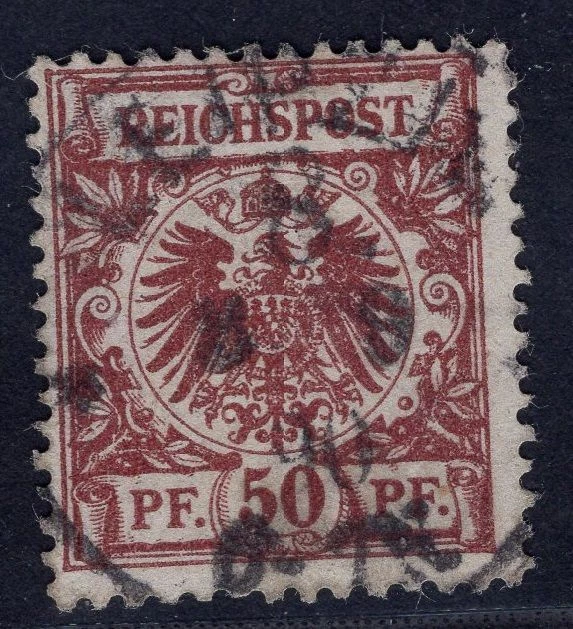 Dt. Reich, Michel Nr. 50 b, gestempelt + geprüft