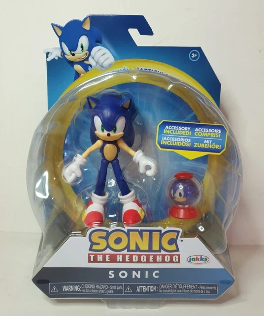SONIC THE HEDGEHOG JAKKS 4 inch Articulated Action Figure 1-UP 2022 New ...