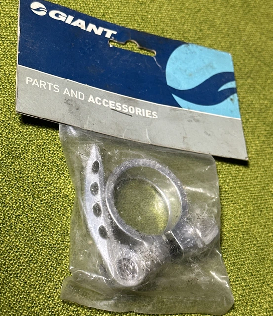 NOS 34.9MM GIANT Quick Release SILVER Seatpost Clamp Collar NEW IN