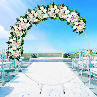 Ballon Set,Gold Wedding Arches For Ceremony Round Backdrop Stand For Parties Garden Arbors Iron Metal Wedding Arch Background Decorative Balloon Stand Ballon Arch Frame 2.55m Big Round Arch Backdrop 