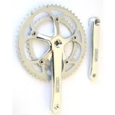 Chainwheel Set 170mm X 39/53T, Steel Chain Rings, Diamond Taper, Silver 6-8s