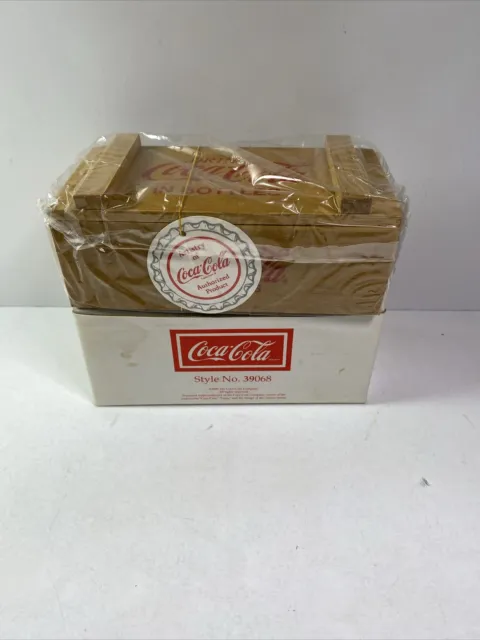 Willitts Vintage Coca Cola Wooden Box New In Package 6 In X 3 In Still sealed