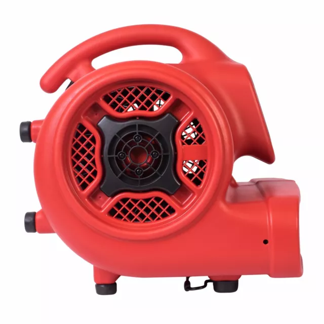 XPOWER P-430 Low 3.8Amp 2000 CFM 3 Speed Air Mover Carpet Dryer Blower Floor Fan 3
