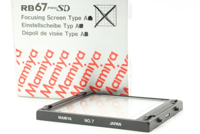 BOXED [Unused] Mamiya RB67 Pro S SD Focusing Screen Type A No.7 From JAPAN