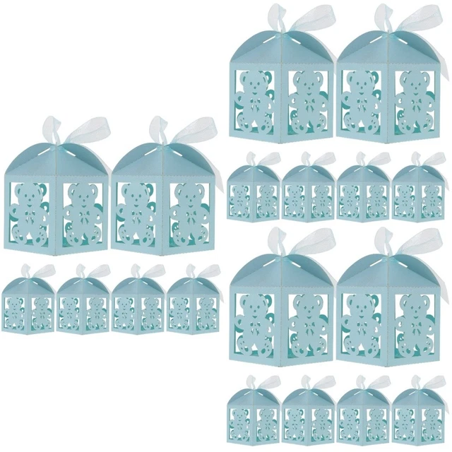 150 pz scatole caramelle regalo orso cavo bomboniere baby shower festa confezione caramelle