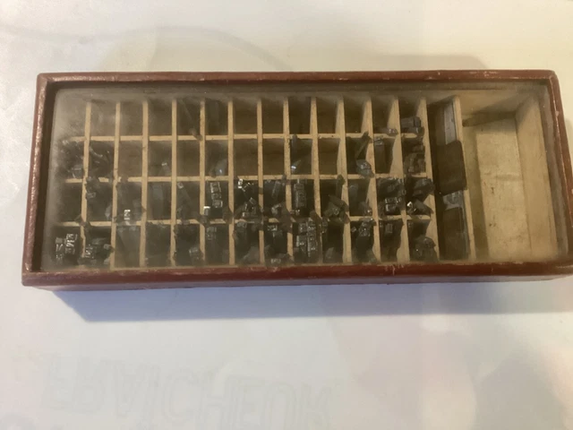 Ancien Coffret Imprimerie Imagex Tiflex – Matériel Typographie Vintage