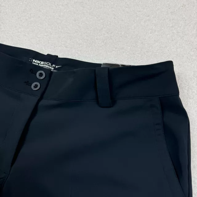 Nike Golf Tour Performance Women's Dri Fit Modern Rise Tech Pants Black Size 10 2