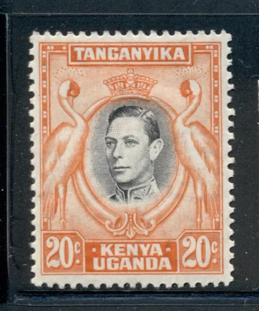 KENYA UGANDA TANGANYIKA 74c SG139 MH 1938 20c KGVI Cranes Perf 13 CV$35