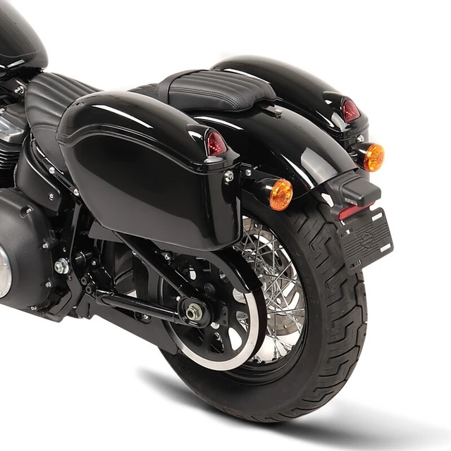 Hard saddlebags Nebraska 12l Honda Shadow 750 Black Spirit, Rebel CMX 500 Hard saddlebags Nebraska 12l Honda Shadow 750 Black Spirit, Rebel CMX 500