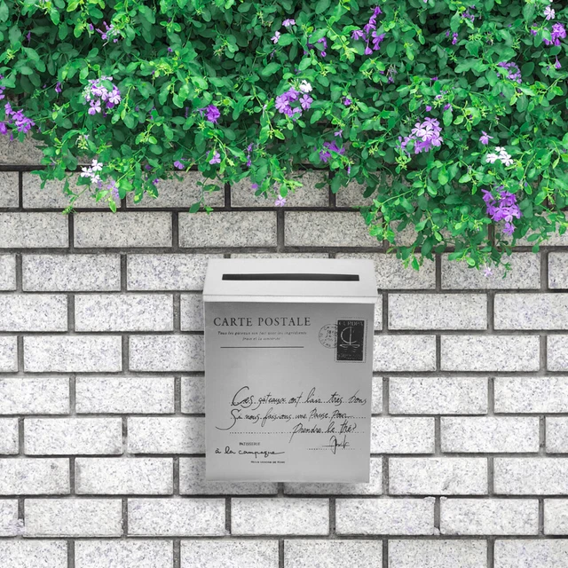Boîte Aux Lettres Murale En Bois Fait Main - Modèle Venise - Artisanat Italien