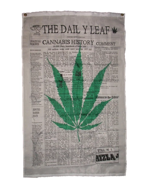 3'x5' USA Marijuana Weed Rainbow Flag - 100% Polyester With Brass Grommets For Outdoor Display