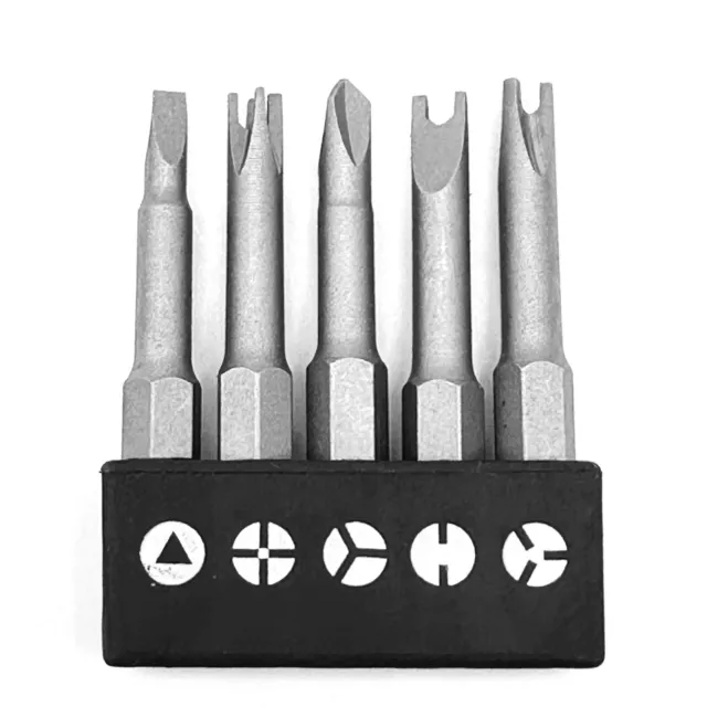 5 pc OHIY Special Shape Bit Set U-Shape, Y-Type, Triangle, Inner Cross, 3-Points 2