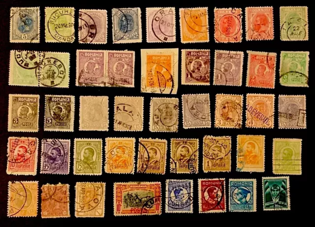 140+ Old Used & Mint Stamps From Rumania Or Romania, In Very Good Condition