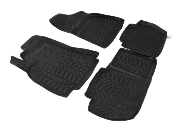 3D EXCLUSIVE TAPIS DE SOL EN CAOUTCHOUC pour  RENAULT KANGOO 2008-2021  4pcs