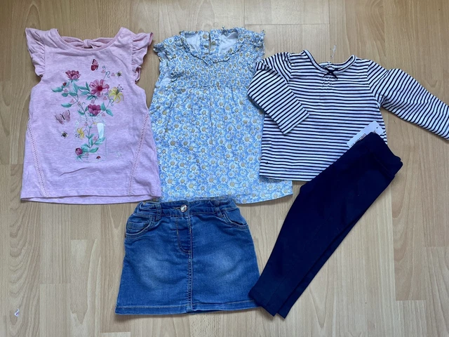 baby toddler girl bundle 18-24 months 1.5-2 years skirt top trousers