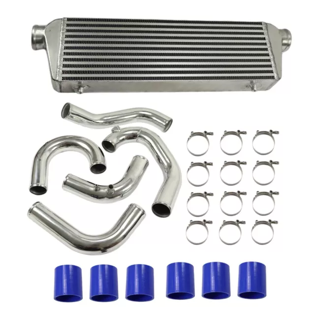 Alu Ladeluftkühler Set 535x180x65mm für Audi A3 VW Golf 4 1,8 Turbo Bar & Plate