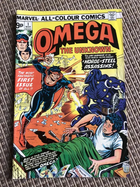 Marvel All Colour Comics Omega The Unknown Vol 1 March 1976 First Issue