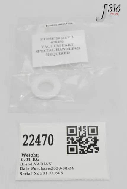 22470 Varian Bushing, Insulator (New) E17058750