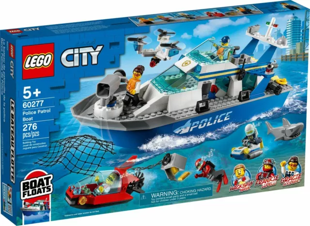 LEGO 60272 City - Le Transport de Bateau de la Police d'élite 