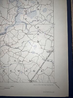 1902 USGS topo map Pittsville Quadrangle Maryland Newark Colbourne Denis 2