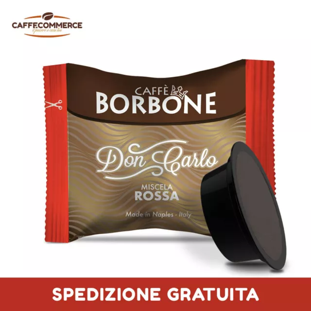 Borbone Don Carlo Miscela ROSSA – 300 Capsule Lavazza a modo mio- sped. gratuita