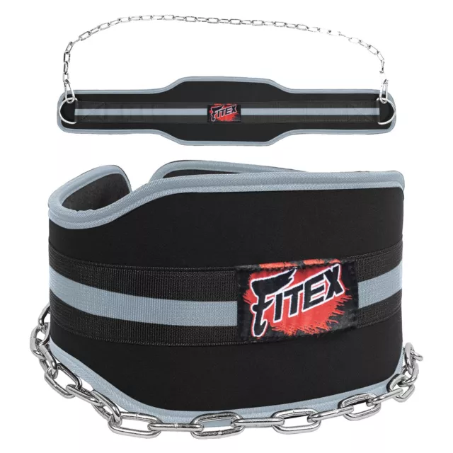 Dipping Pull Up Weight Belt With Chain Dip/Dips/Ups Gym Fitness back Support Blt