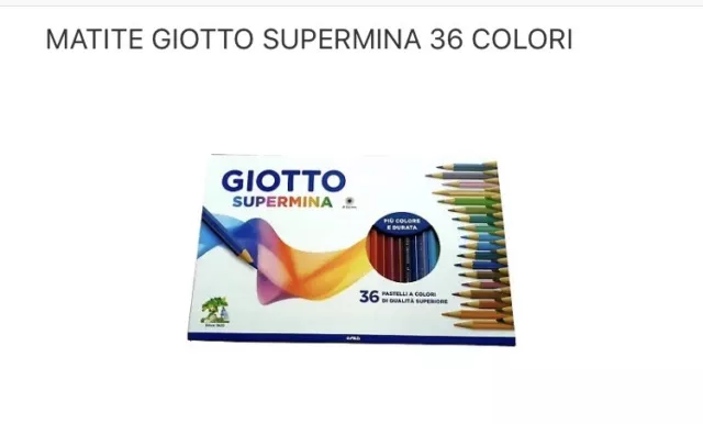 MATITE GIOTTO SUPERMINA 36 Colori EUR 29,90 - PicClick IT