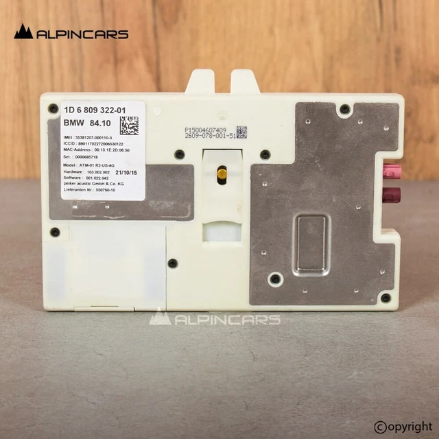 ORIGINAL BMW F44 G11 G20 G30 G32 G05 X5 Modul Telematik ATM-01 R2-US-4G ...
