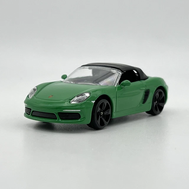 Voiture Miniature Porsche Boxster 718 Majorette 1:58 Jaune - Occasion, Métal