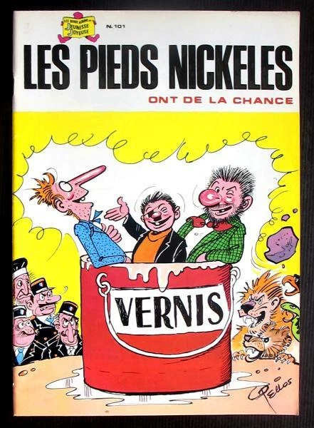 Album BD Les Pieds Nickelés (Avant-Guerre) – Tome 8 'Attractions Sensationnelles' – Très Bon État