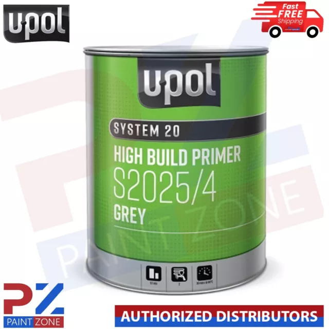 Upol S2025 4Ltr Grau Hs Hohe Baugrundierung 2K Primer Upol System 20
