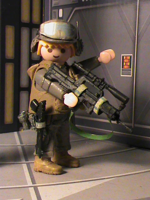 PLAYMOBIL PERSONNALISÉ STAR Wars Scout Trooper  Guerres Clones 287195353155