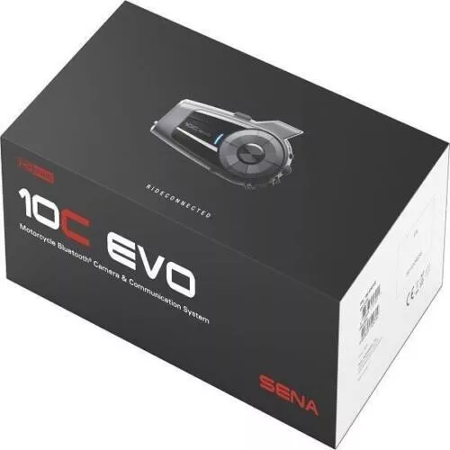 Sena 10C Evo Motorcycle Bike Bluetooth communication Camera System New