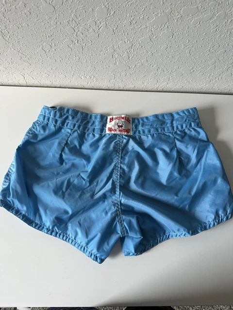 Vintage Birdwell Beach Britches mens 30 Blue board shorts Rare