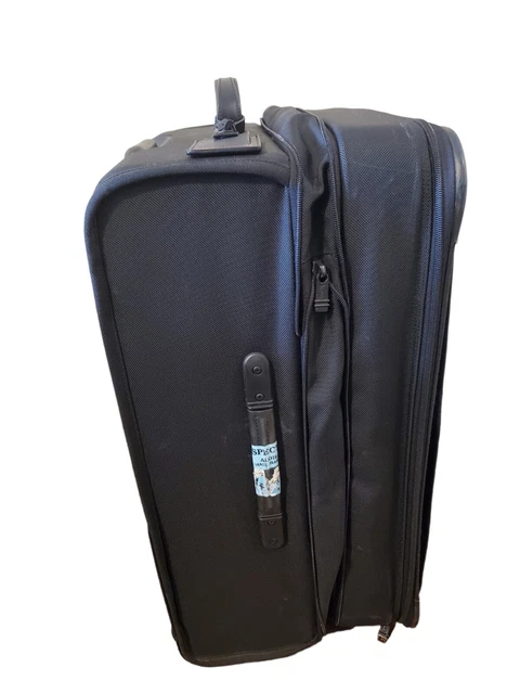 TUMI Alpha Black Expandable Wheeled Medium Trip 26" Suitcase 2283D3 Luggage 6