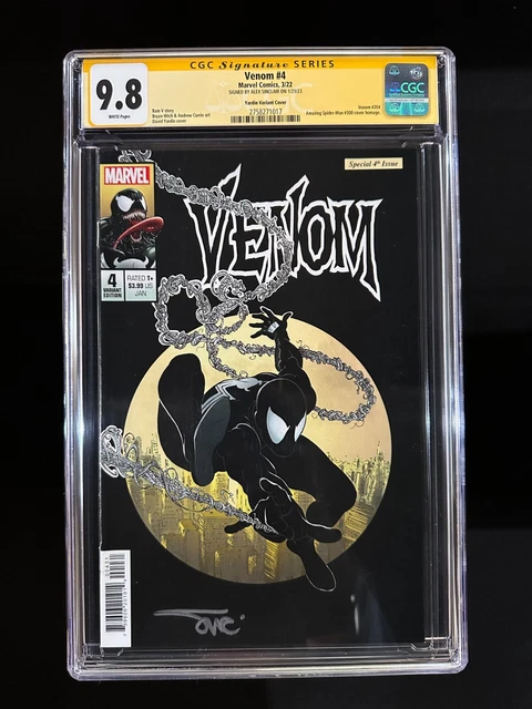 Venom #4 SS CGC 9.8 (2022) - Yardin Variant - Signed Alex Sinclair - #204