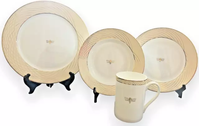 Mary Kay Golden Anniversary Bumble Bee 4 Piece Place Setting Unused