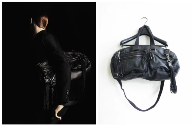 バッグ FW06 DIOR HOMME BLK Deville Leather Bag FW06 DIOR HOMME BLK Deville Leather Bag Designer Bag's For Men