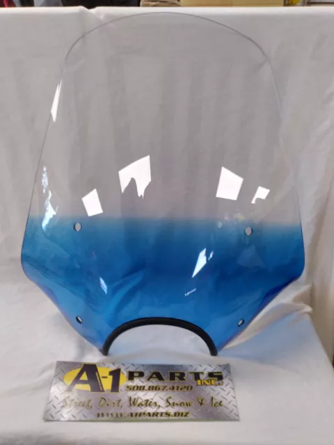 NOS Memphis Shades Big Shot SportShields 7" Gradient Blue MEP5716 windshield