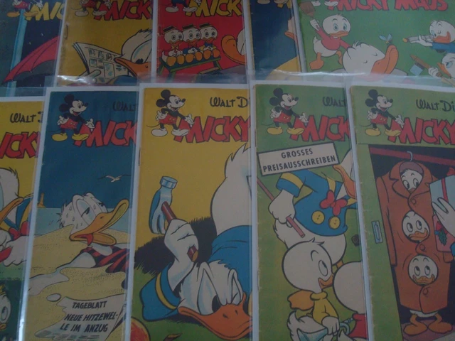 Micky Maus Jahrgang 1955 Bereich Nr.1-12 original Heft