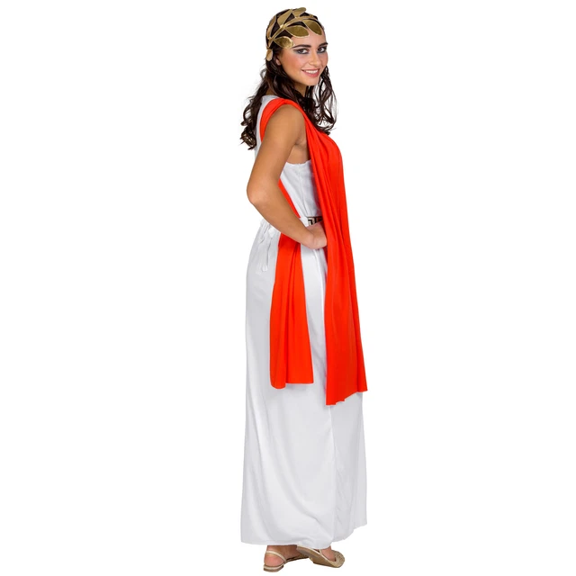 Costume Donna Carnevale Romana Carnevale Costume Abito Antico Olimpo Dea Romana