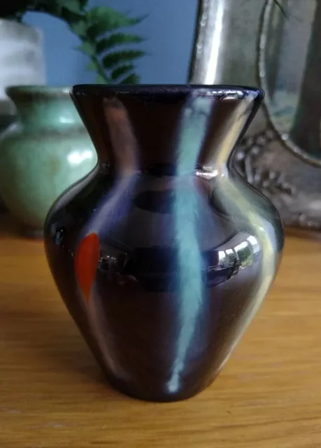Jasba Keramik Vintage West German Miniature Vase Vibrant Retro Home Decor